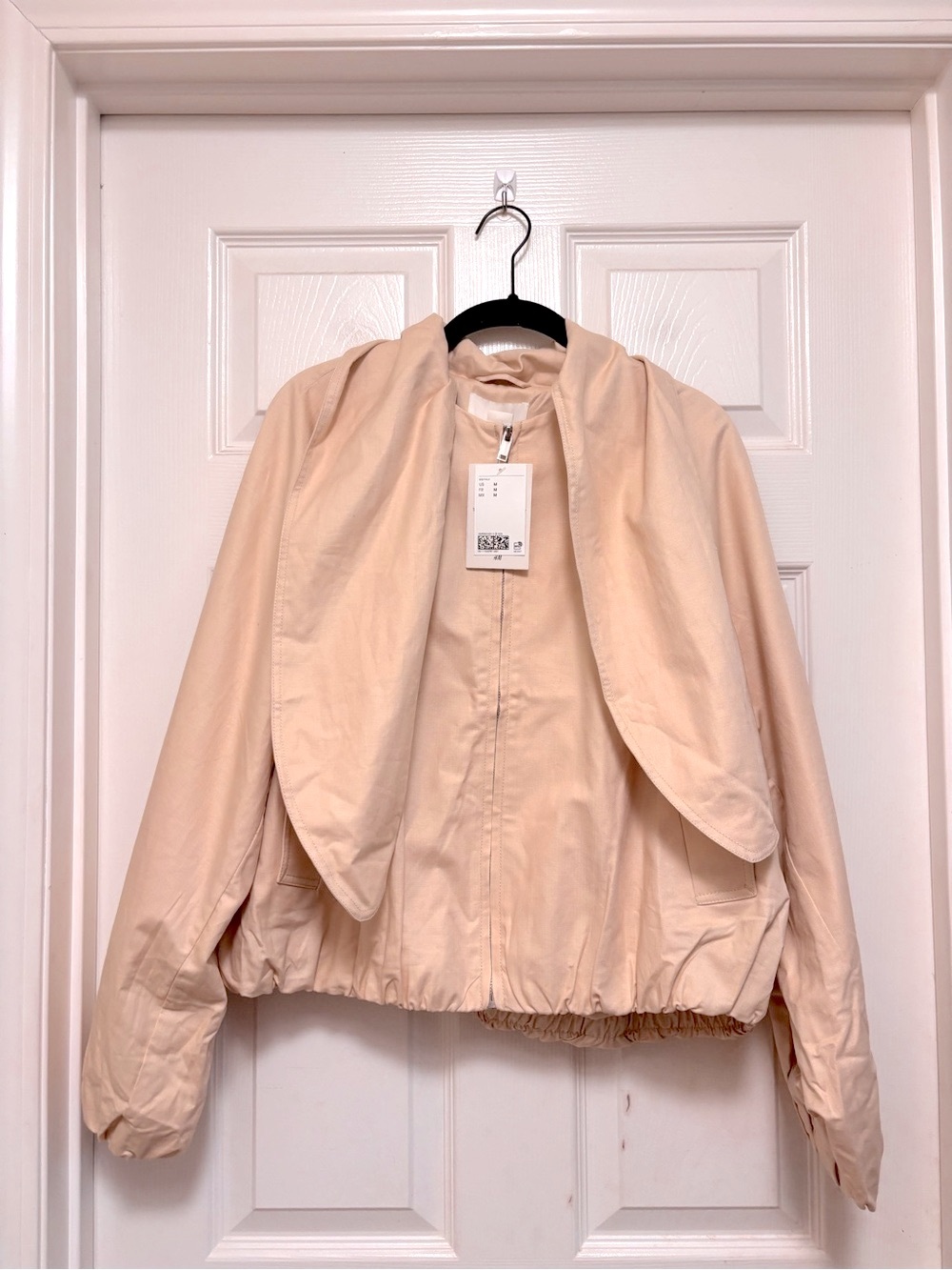 NWT H&M Linen Blend Jacket With Scarf - Picture 7 of 11